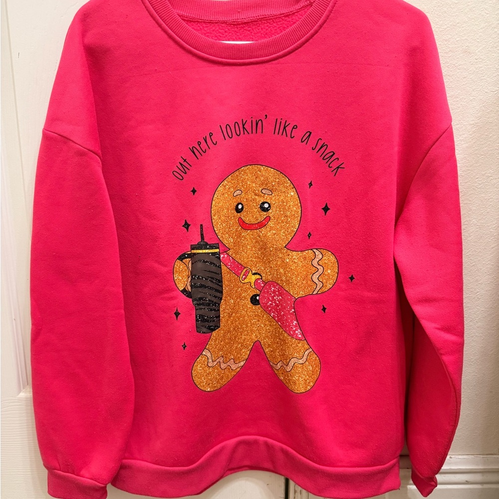 Pink Gingerbread Sweatshirt